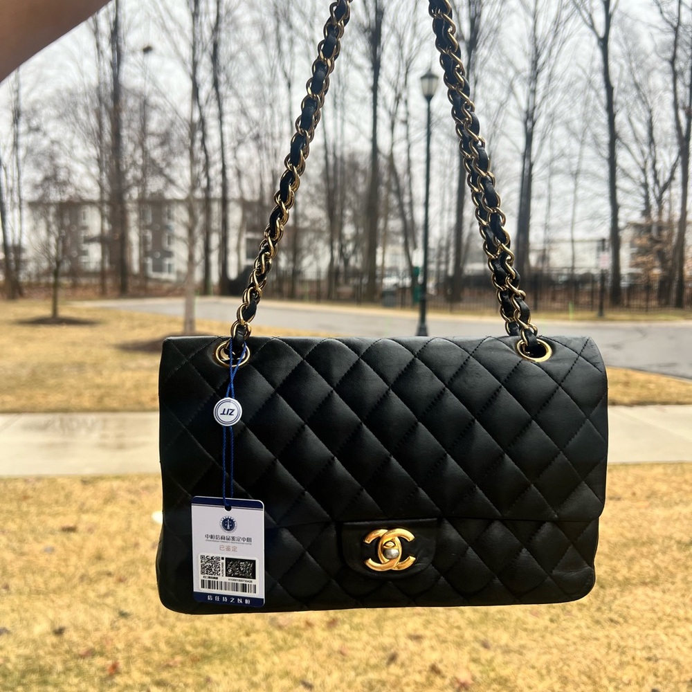 Chanel Black Quilted Leather Shoulder Bag
